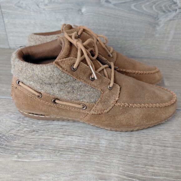 Patagonia Boots Womens Thatcher Kula Chukka Shoes Brown Suede Booties Size 7.5 - Picture 7 of 11